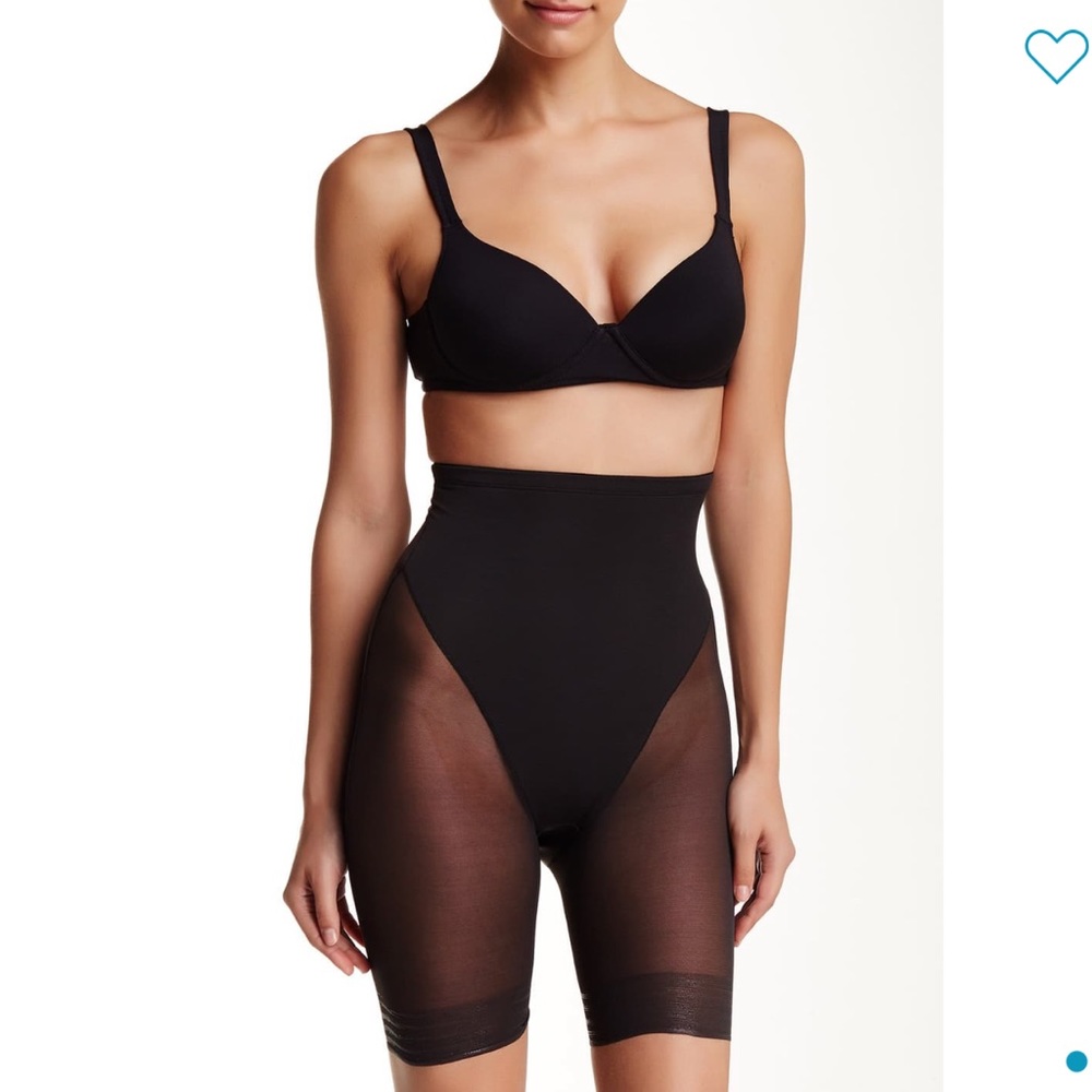 High Waist Sheer Thigh High Slimmer Shapewear